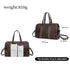 GELANNI – Duffle Bag for Women & Girls, Premium PU Handbag with Bottom Rivet, Comes with Adjustable & Detachable Strap, an Ideal Gift for Female – Dark Brown